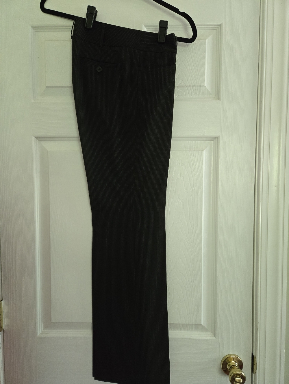 Michael Kors Womens Dark Pinstripe Dress Pants